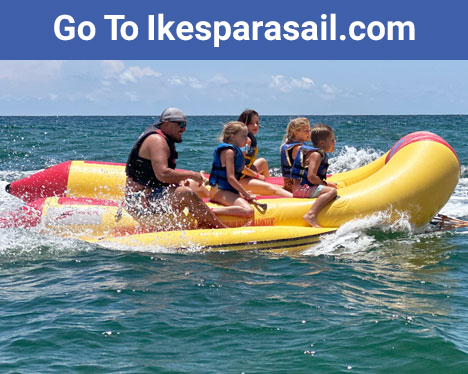 banana-boat-rides-gulf-shores-Ikes-Beach-Service-Ikes-Parasail